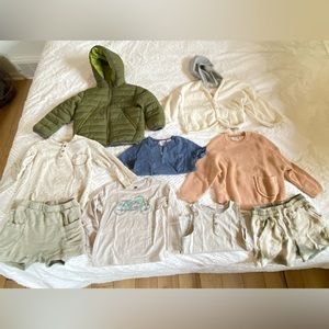 Zara & Tea Collection COTTON Clothing Bundle Size 2-3 BOYS